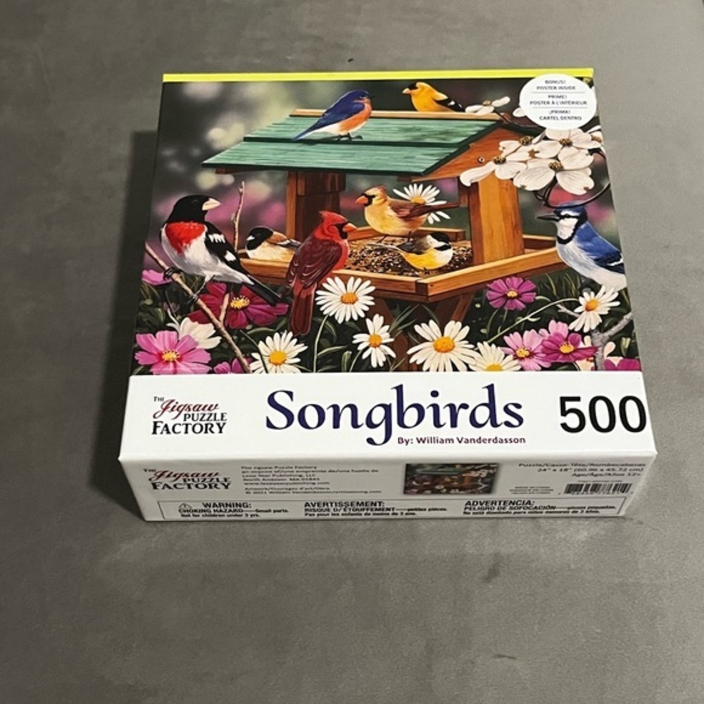 Songbirds 500-Piece Puzzle